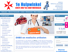 Tablet Screenshot of 1ehulpwinkel.nl